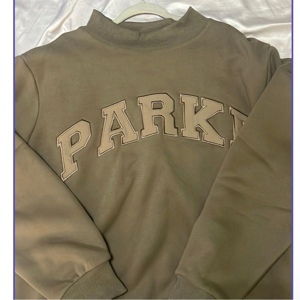 Parke Tan Crewneck Sweater Classic Design